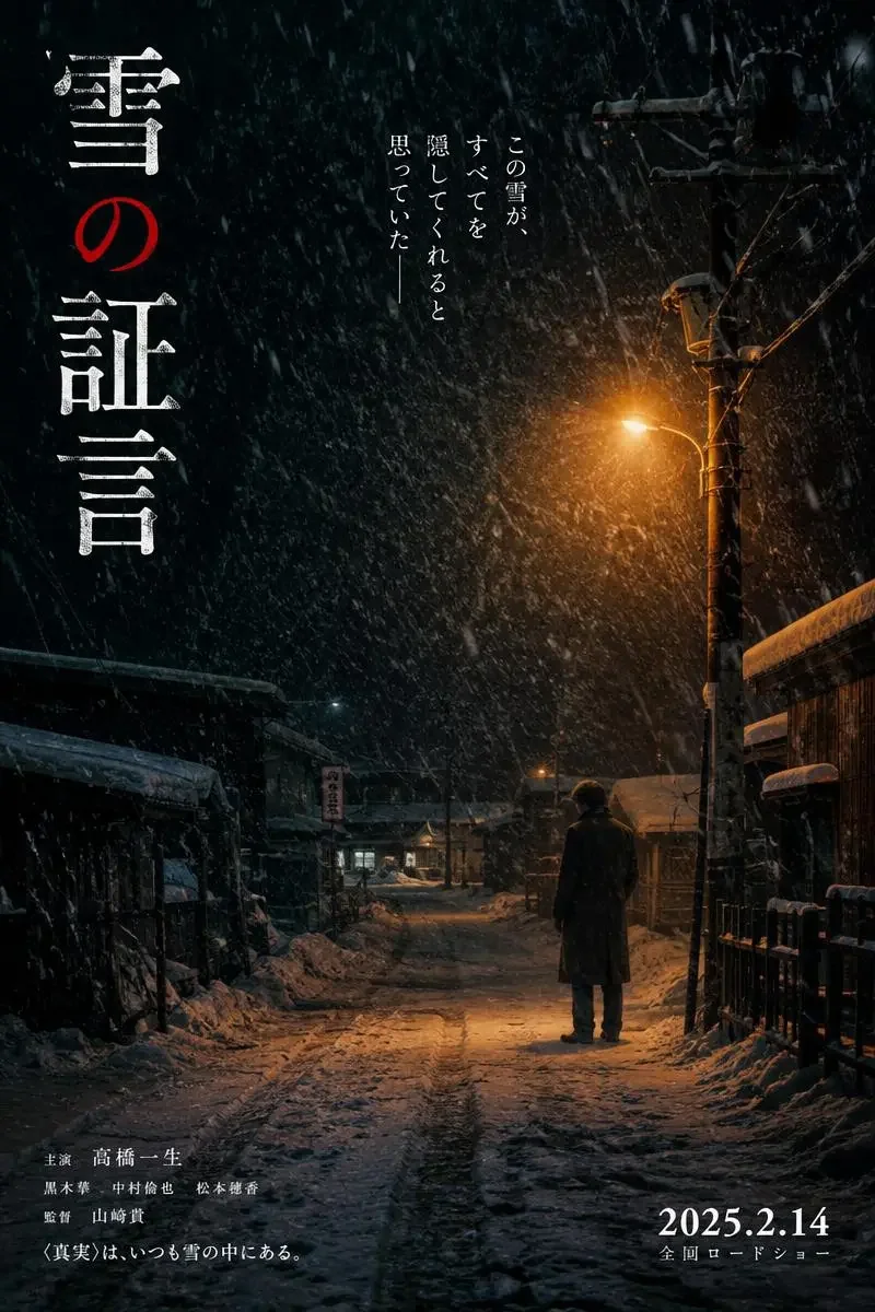 《无名之冬》影片封面，悬疑、惊悚、犯罪题材，2026 年影片演示海报